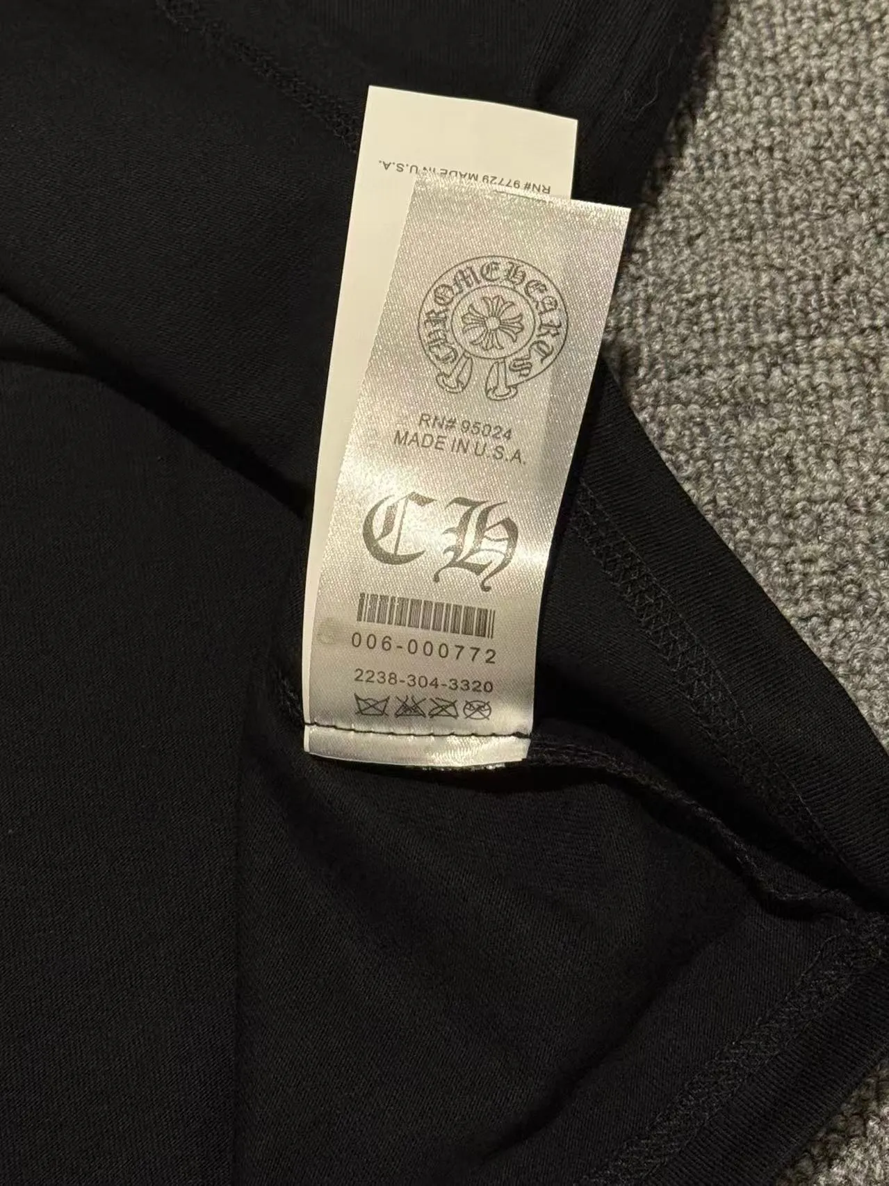 （ ） :YH 007 CH LOGO 1:1 Same Style 32 Breathable 1x 1 oversize 1:1 :White Black Size:S-XL